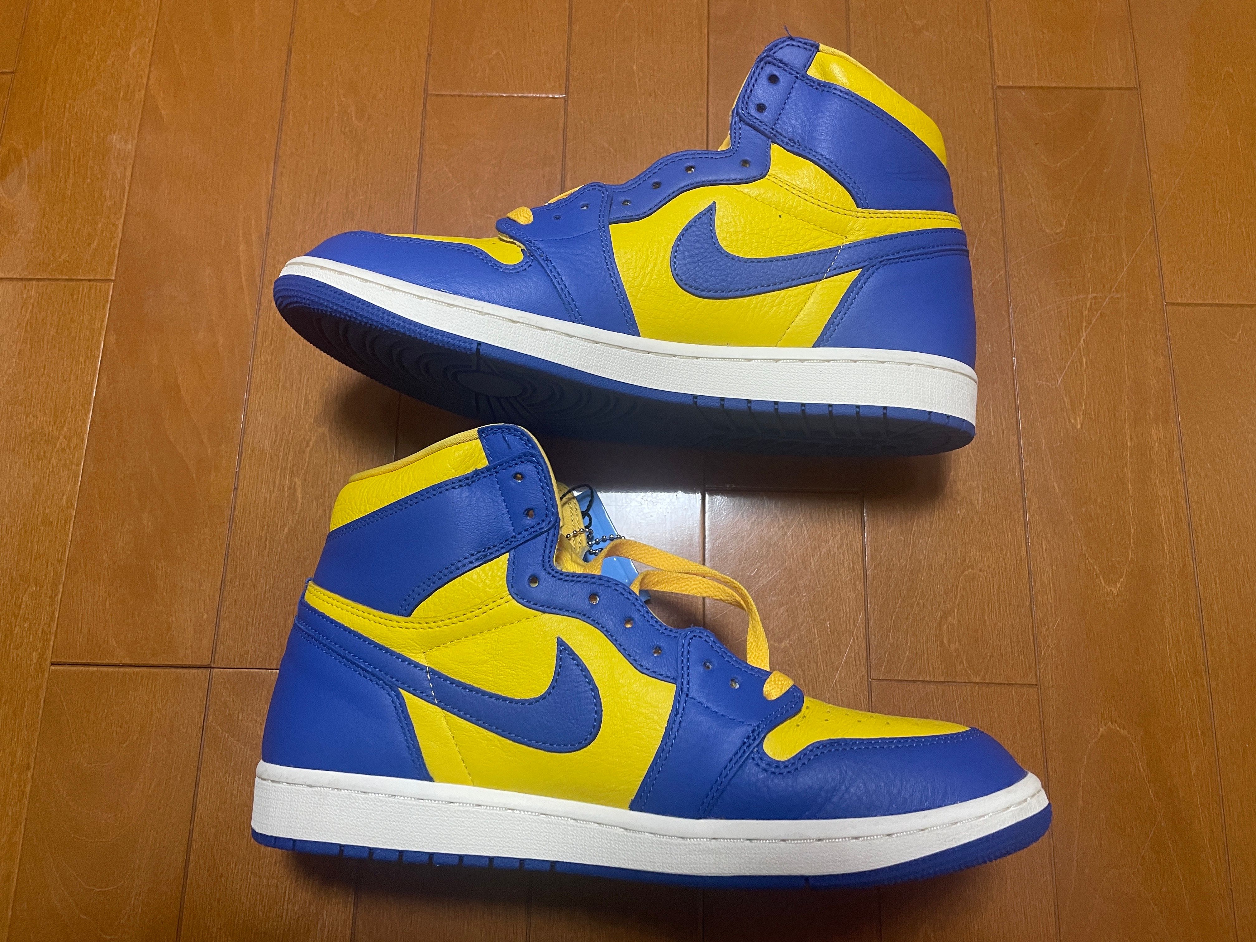 Nike Women's Air Jordan 1 High OG "Game Royal and Varsity Maize"