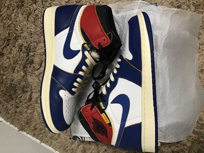 Union × Nike Air Jordan 1 Retro High OG NRG "Storm Blue/Varsity Red"