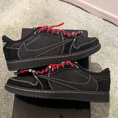 Travis Scott × Nike Air Jordan 1 Low OG SP "Black Phantom"
