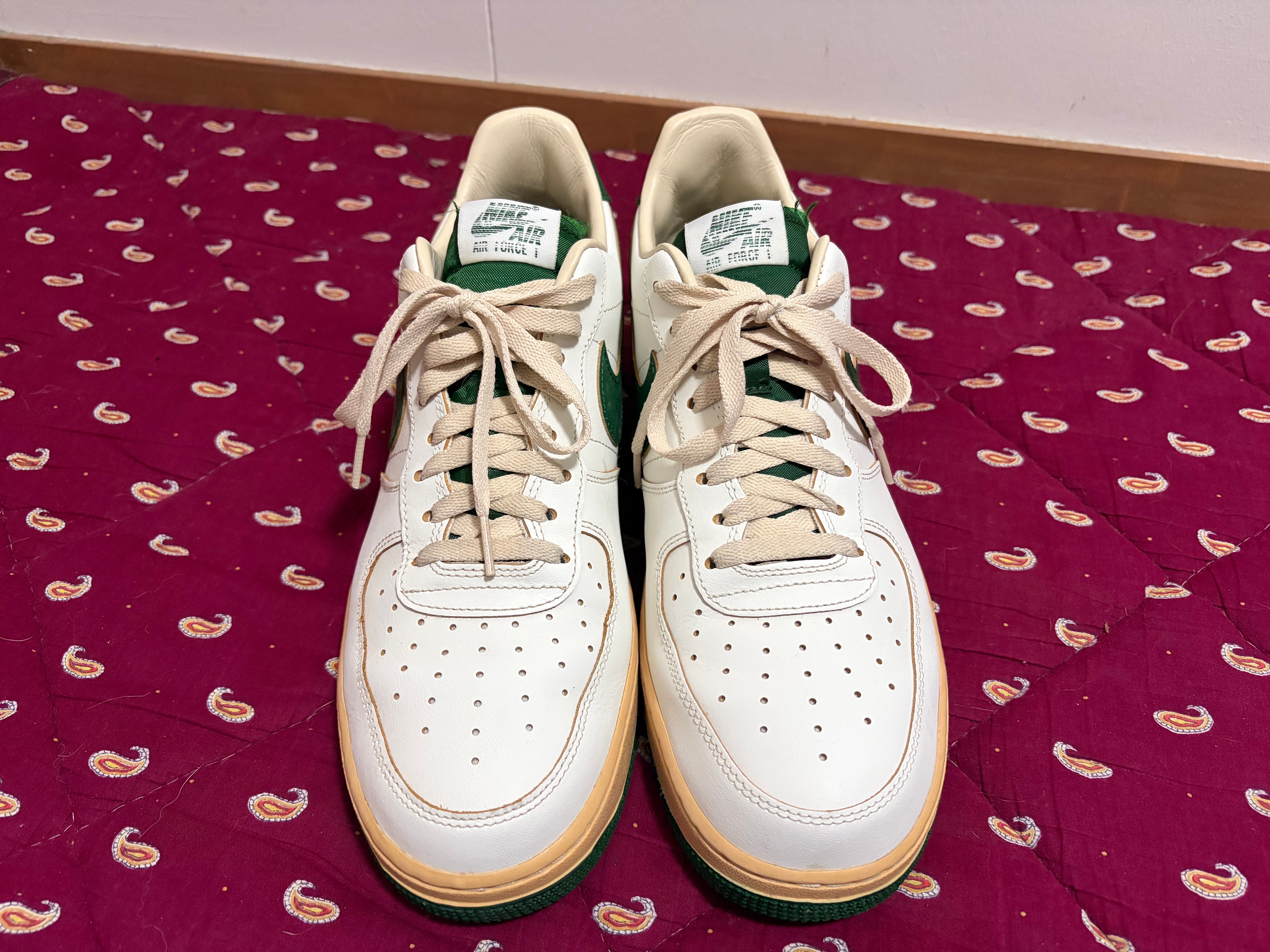 ナイキ ウィメンズ エアフォース1 ロー "グリーン アンド モスリン"