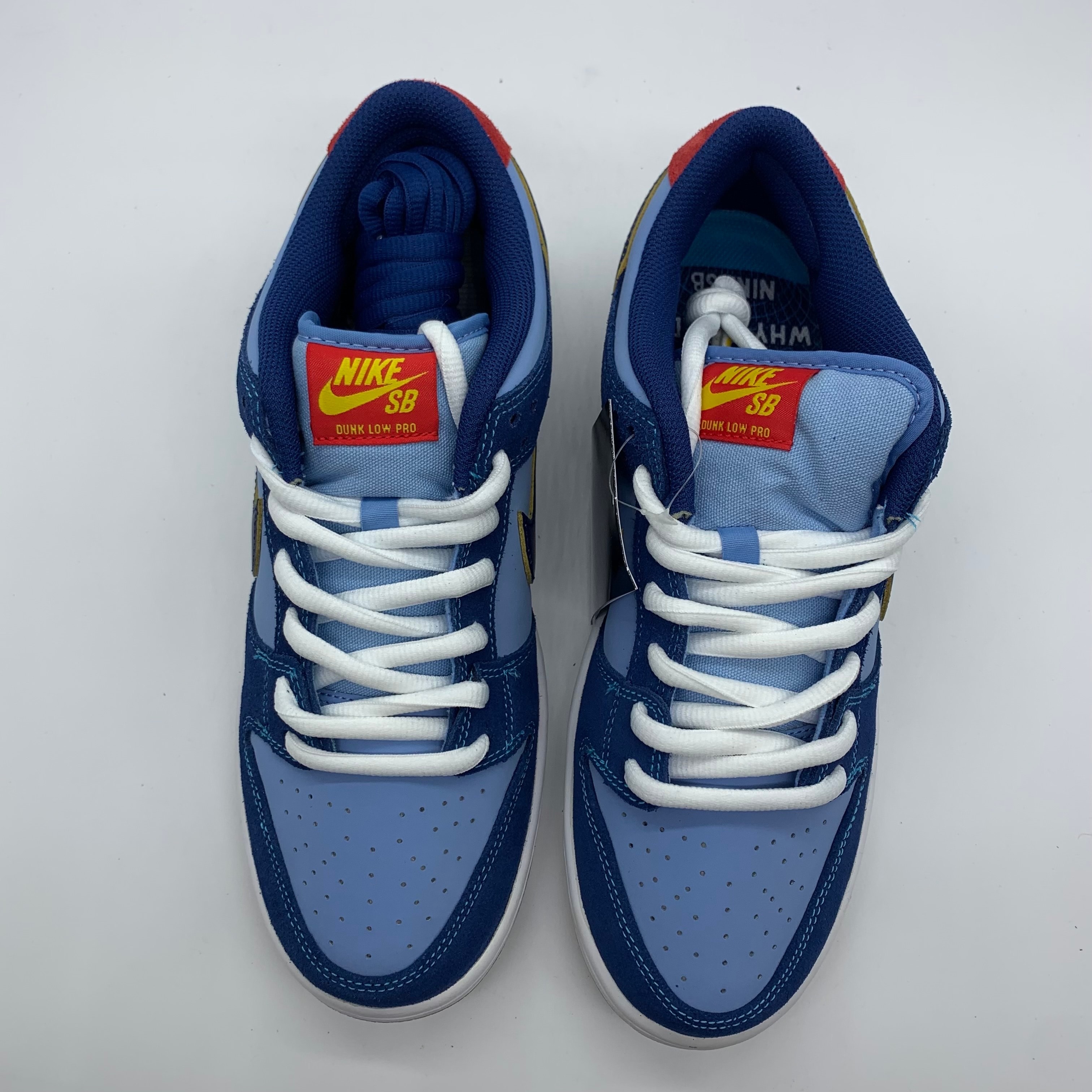 Why So Sad? × Nike SB Dunk Low "Coastal Blue/Speed Yellow-University Red"