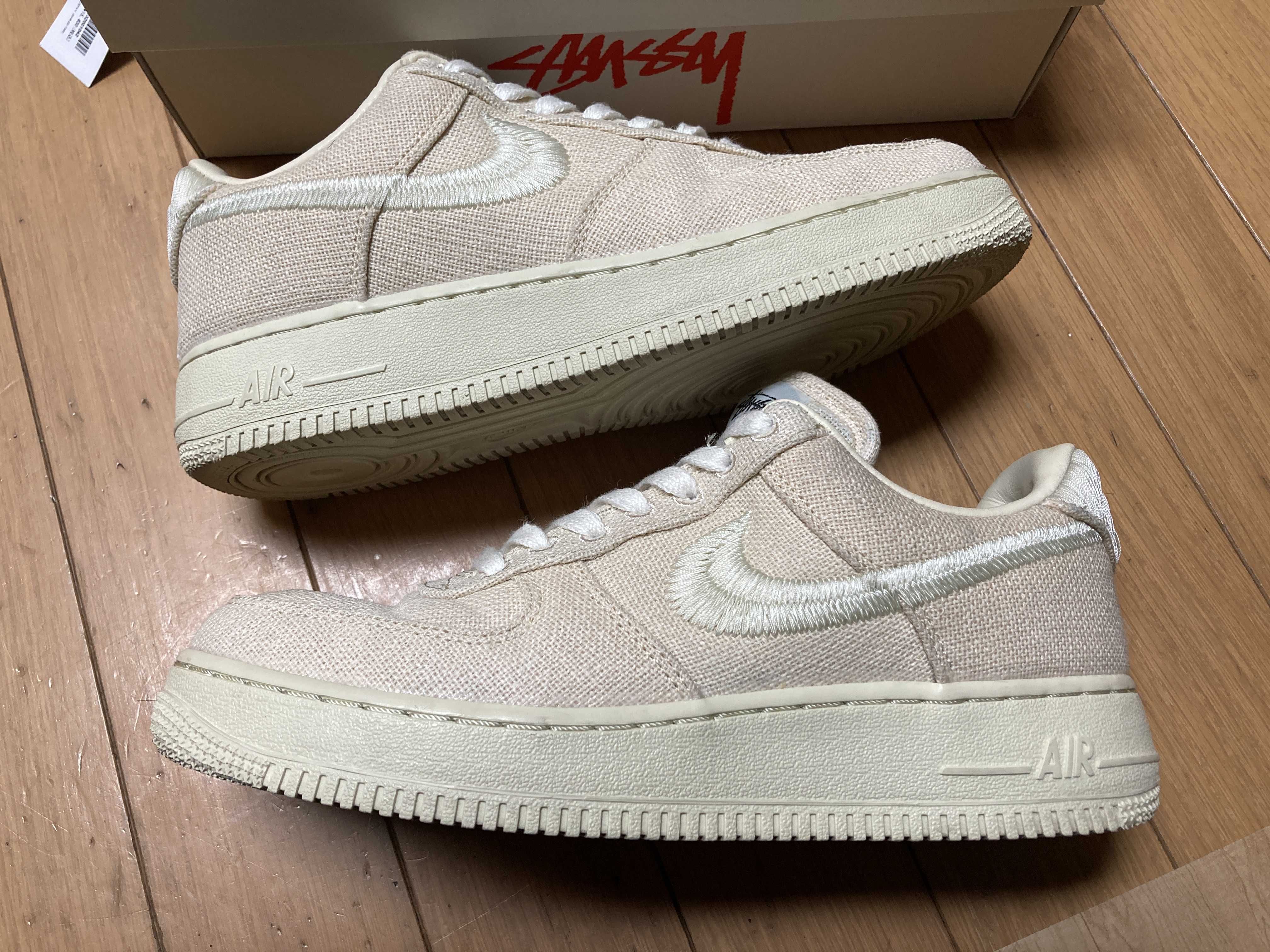 Stussy × Nike Air Force 1 Low "Fossil Stone"
