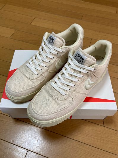 Stussy × Nike Air Force 1 Low "Fossil Stone"
