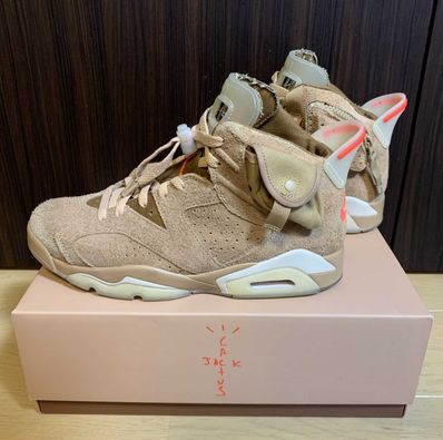 Travis Scott × Nike Air Jordan 6 "British Khaki"