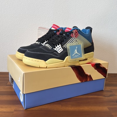 UNION × Nike Air Jordan 4 "Off Noir"