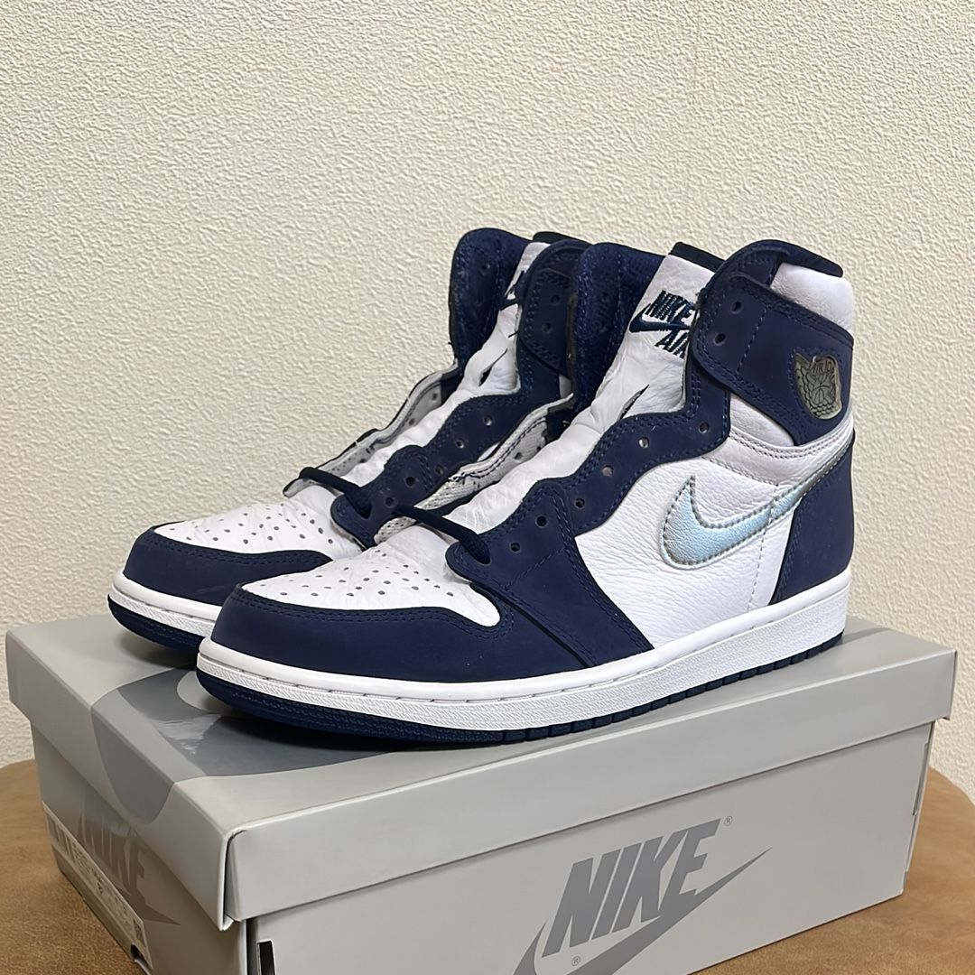 Nike Air Jordan 1 High OG CO.JP "White/Midnight Navy" (2020)(ブリーフケースなし)