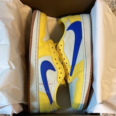 Travis Scott × Nike Women's Air Jordan 1 Retro Low OG "Canary"