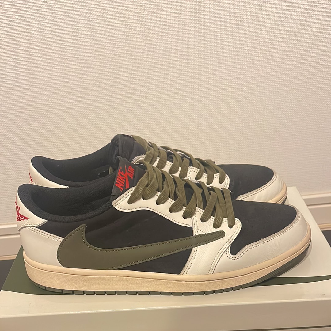 Travis Scott × Nike Women's Air Jordan 1 Low OG "Medium Olive"
