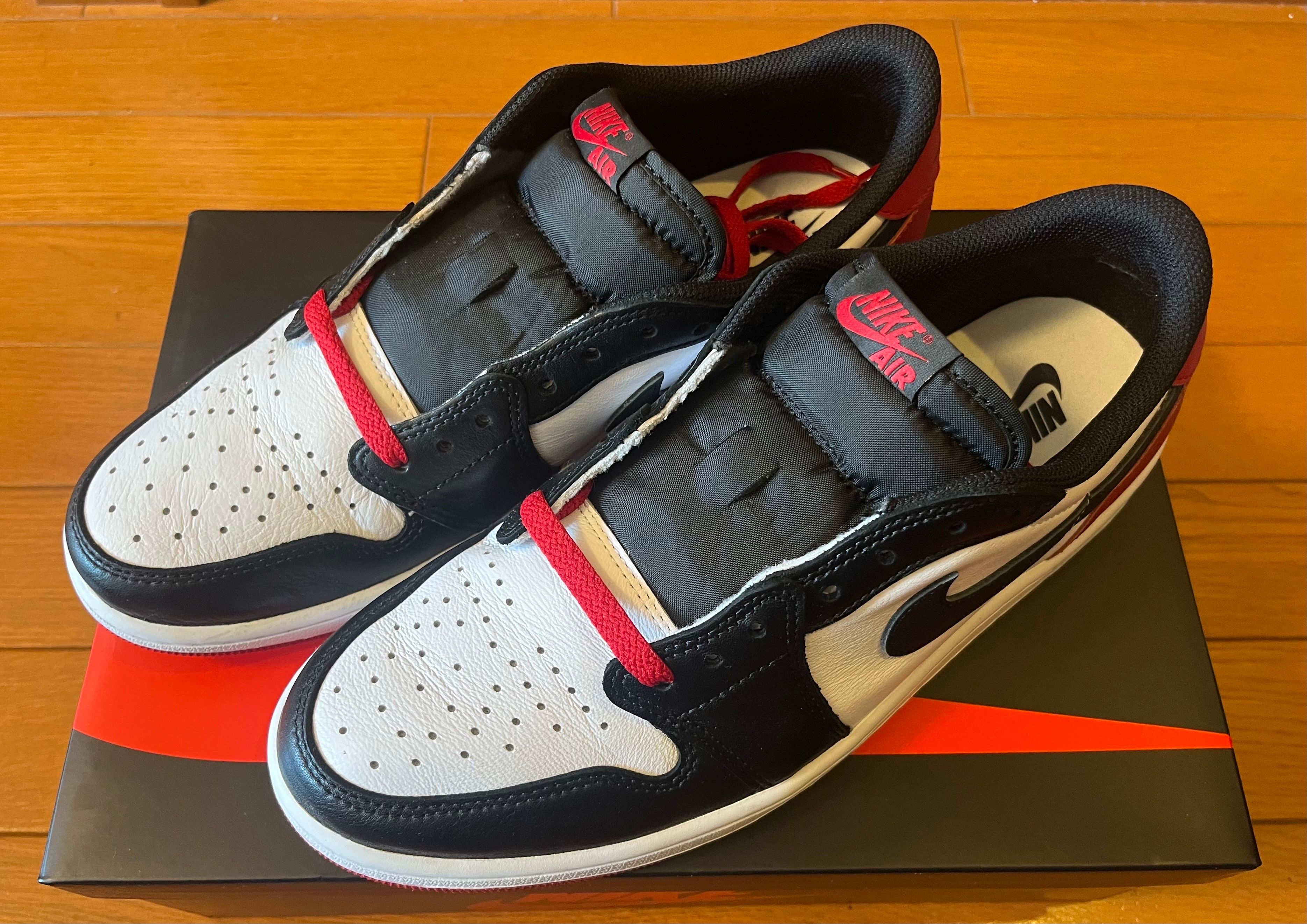 Nike Air Jordan 1 Retro Low OG "Black Toe"