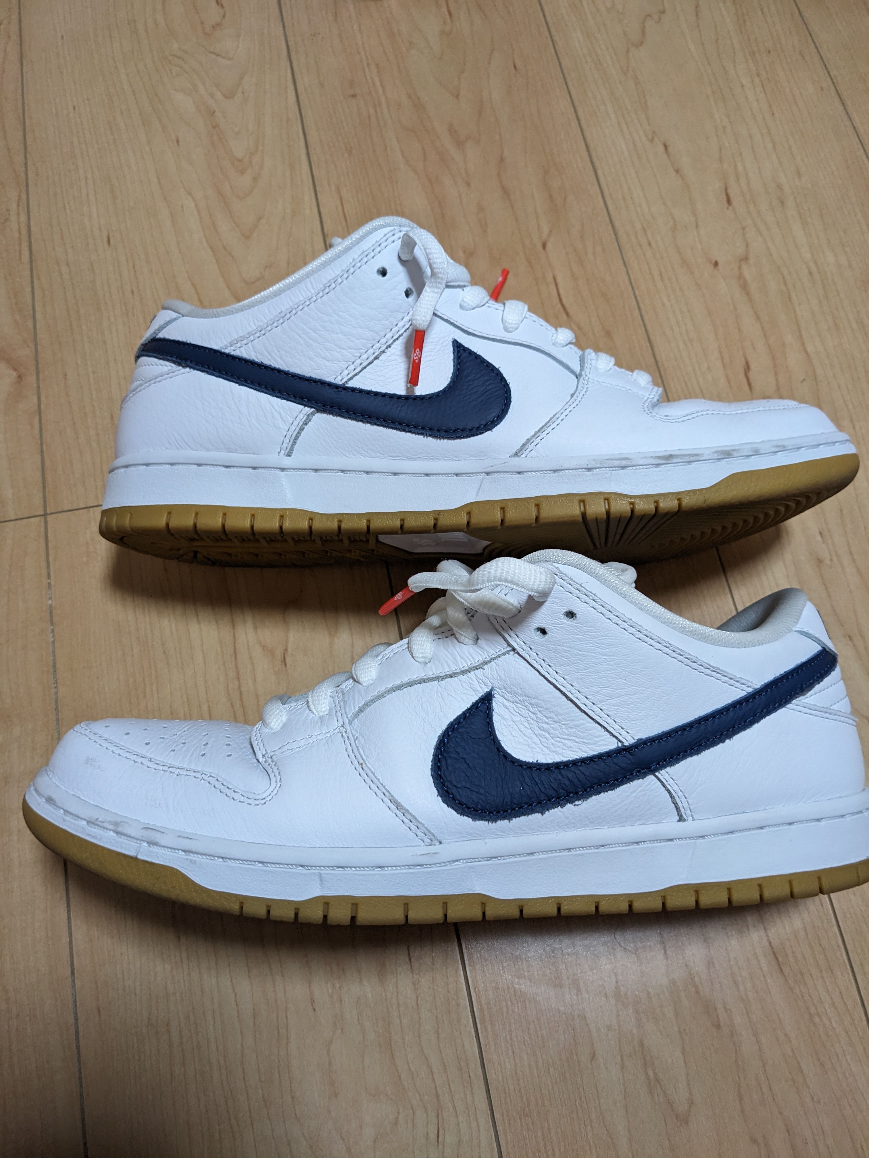 Nike SB Dunk Low "Orange Label White Navy"