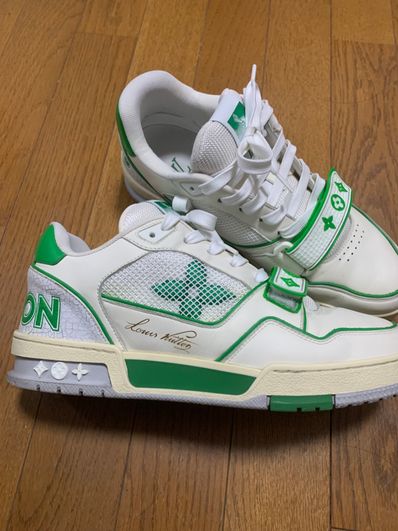 LOUIS VUITTON TRAINER LINE SNEAKER VEIL "Green"