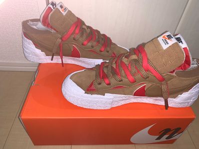 SACAI × NIKE BLAZER LOW "BRITISH TAN"