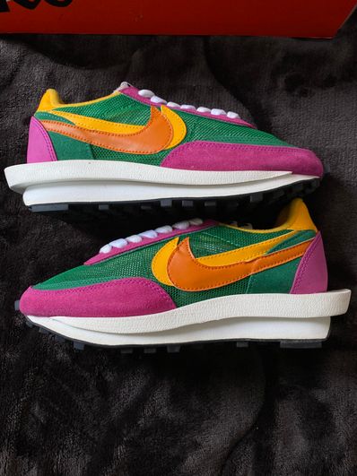 sacai × NIKE LDV WAFFLE "PINE GREEN"