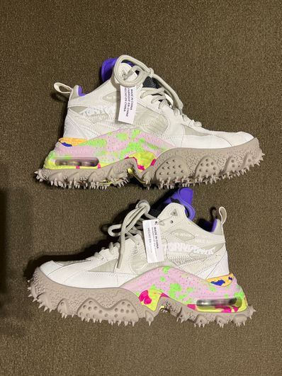 Off-White × Nike Air Terra Forma "Summit White and PSYCHIC PURPLE"