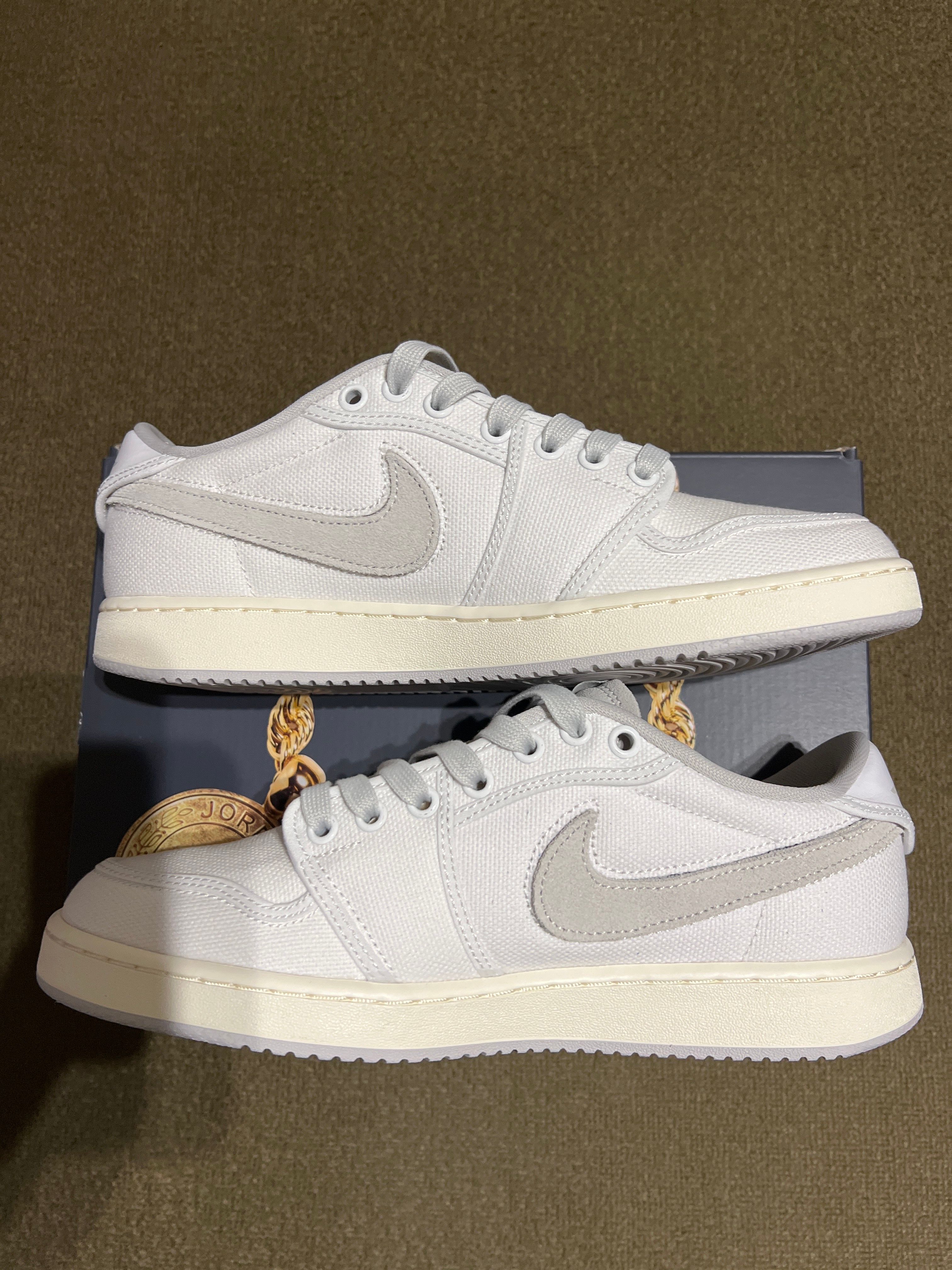 UNION × Nike Air Jordan 1 Low KO "White Canvas"