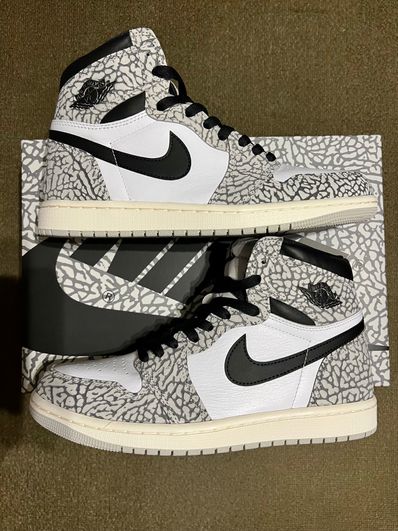 Nike Air Jordan 1 High OG "White Cement/Safari"