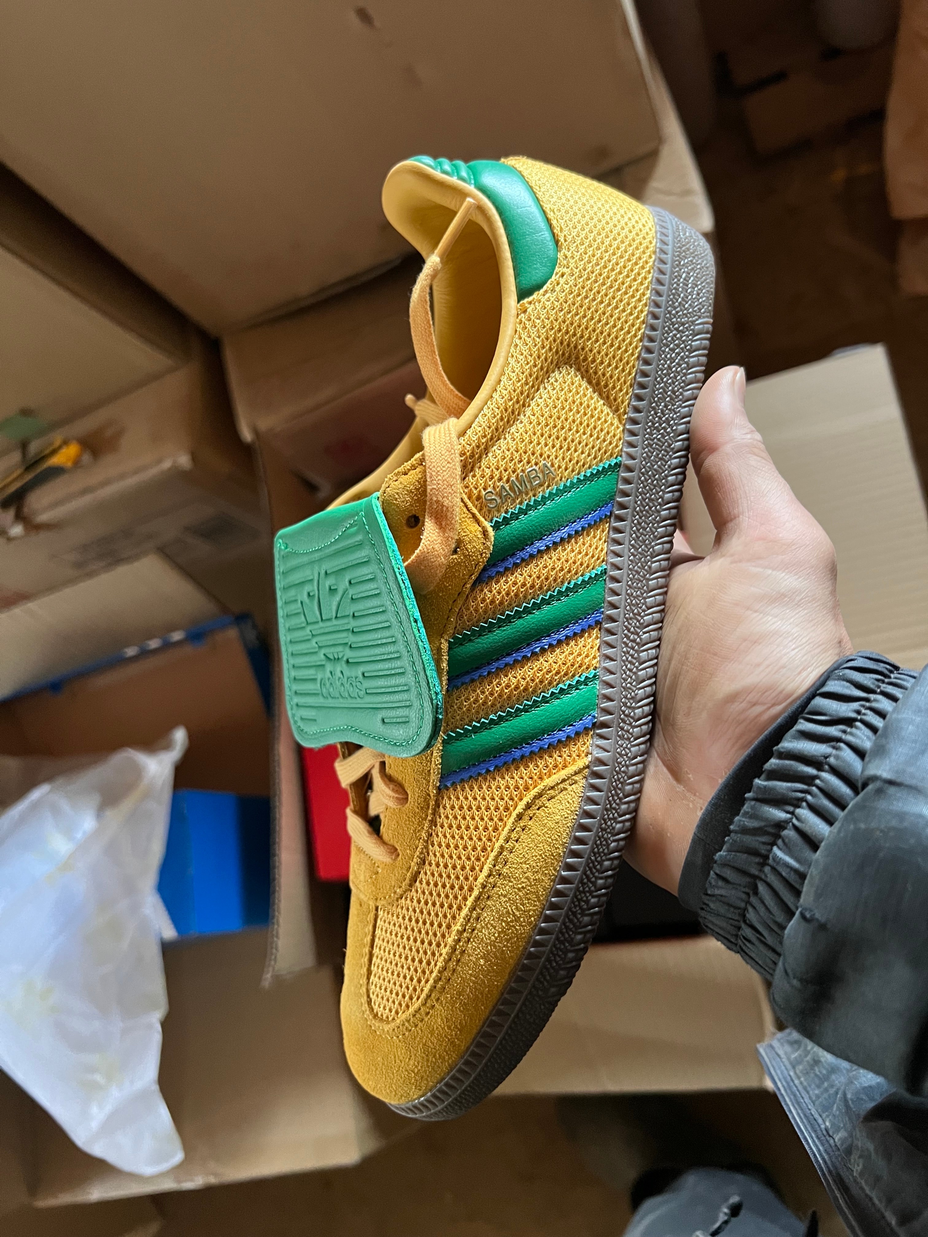 レア adidas アディダス SAMBA サンバ スタンド式 キャディバッグ adidas SAMBA LT W FTWWHT/CBLACK/GOLDMT （アディダス サンバ