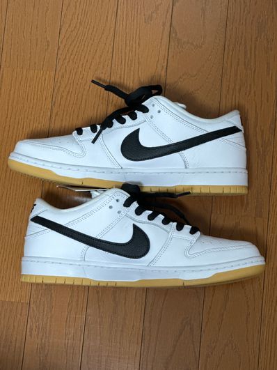 Nike SB Dunk Low Pro "White/Black-White-Gum Light Brown"