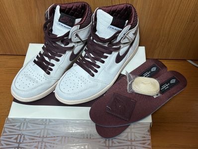 A Ma Maniere × Nike Air Jordan 1 Retro High OG "Sail and Burgundy"