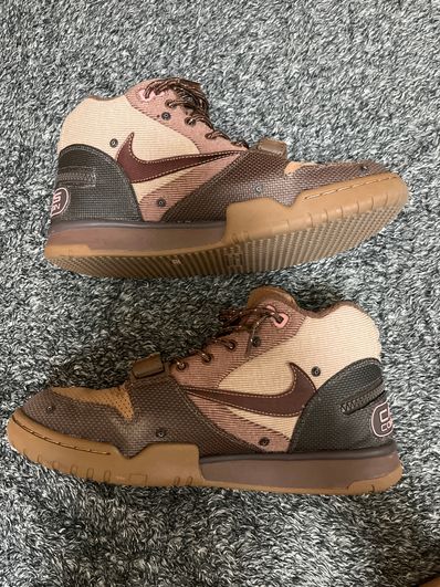 Travis Scott x Nike Air Trainer 1 SP "Archaeo Brown and Rust Pink"