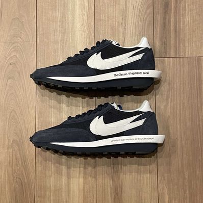 Fragment × sacai × Nike LD Waffle "Blackended Blue"