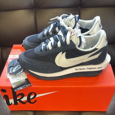 Fragment × sacai × Nike LD Waffle "Blackended Blue"