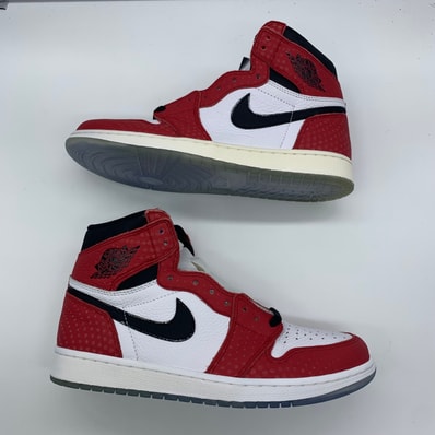 Spiderman × Nike Air Jordan 1 Origin Story "Gym Red/White/Photo Blue/Black"