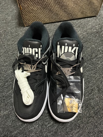 NIGO® × Nike Air Force 3 Low SP "Black/White" (NIGO Heel Logo)
