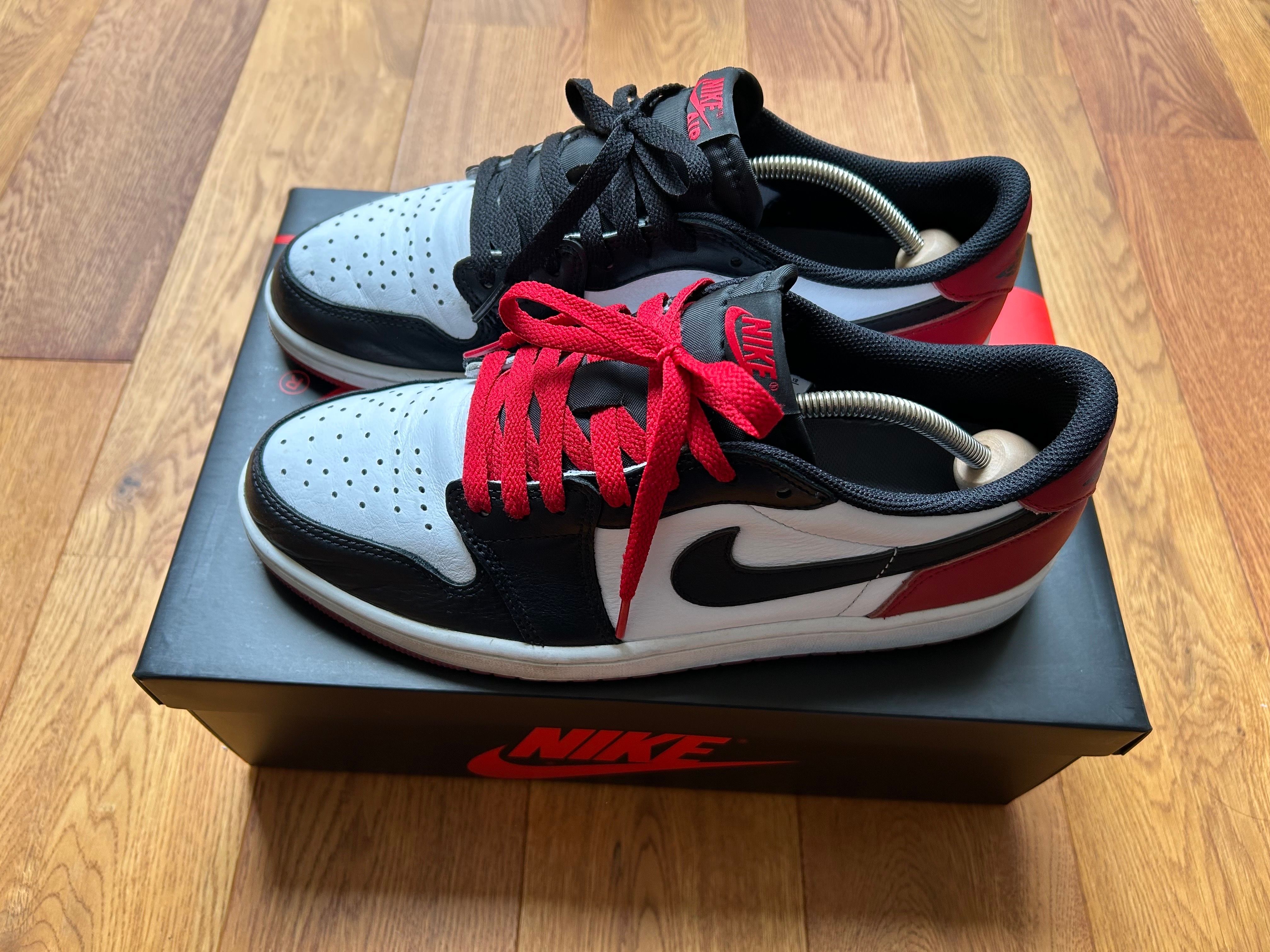 Nike Air Jordan 1 Retro Low OG "Black Toe"