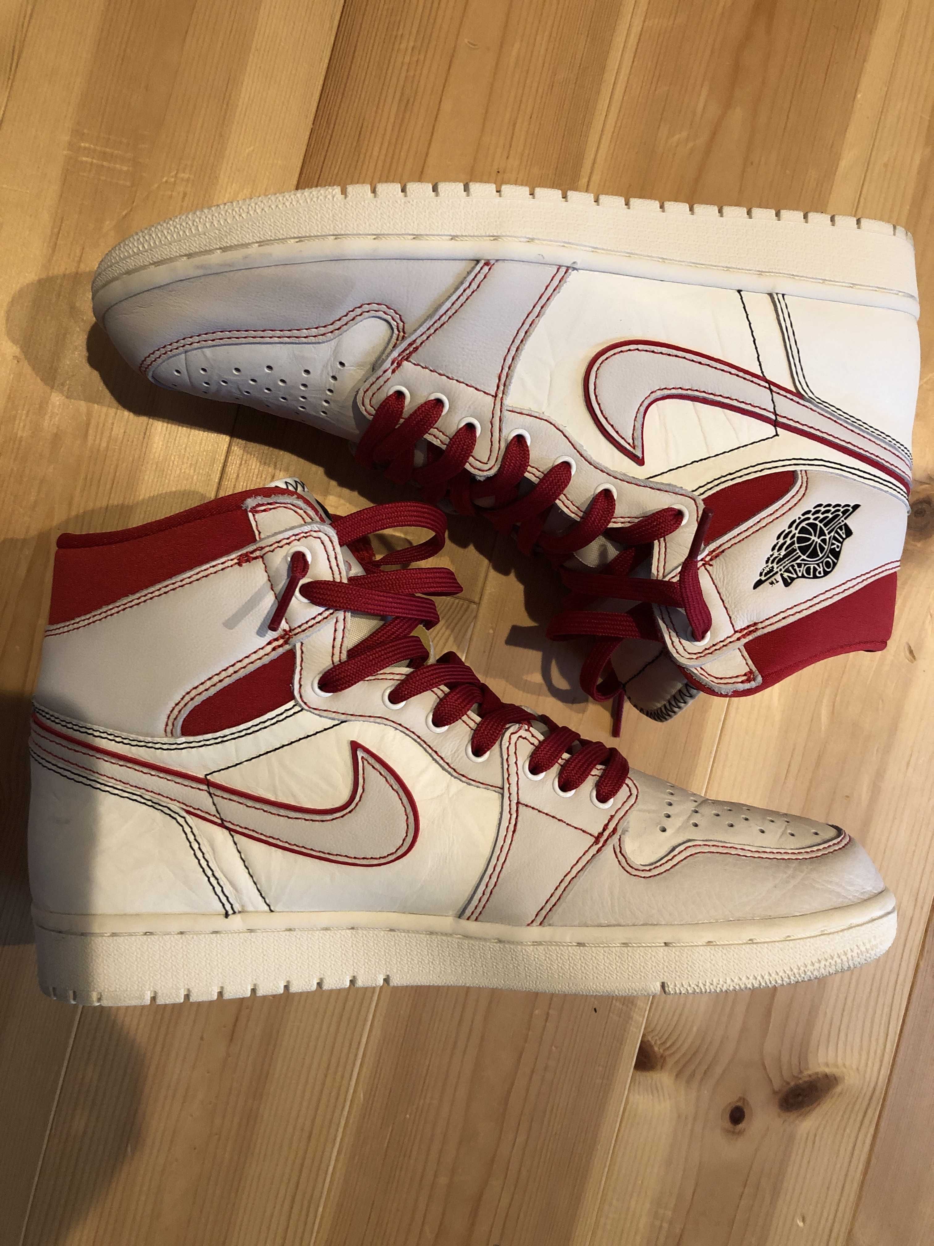 Nike Air Jordan 1 Retro High OG "Sail/University Red"     