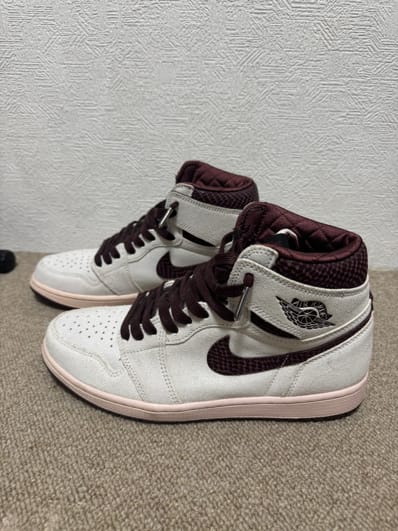 A Ma Maniere × Nike Air Jordan 1 Retro High OG "Sail and Burgundy"