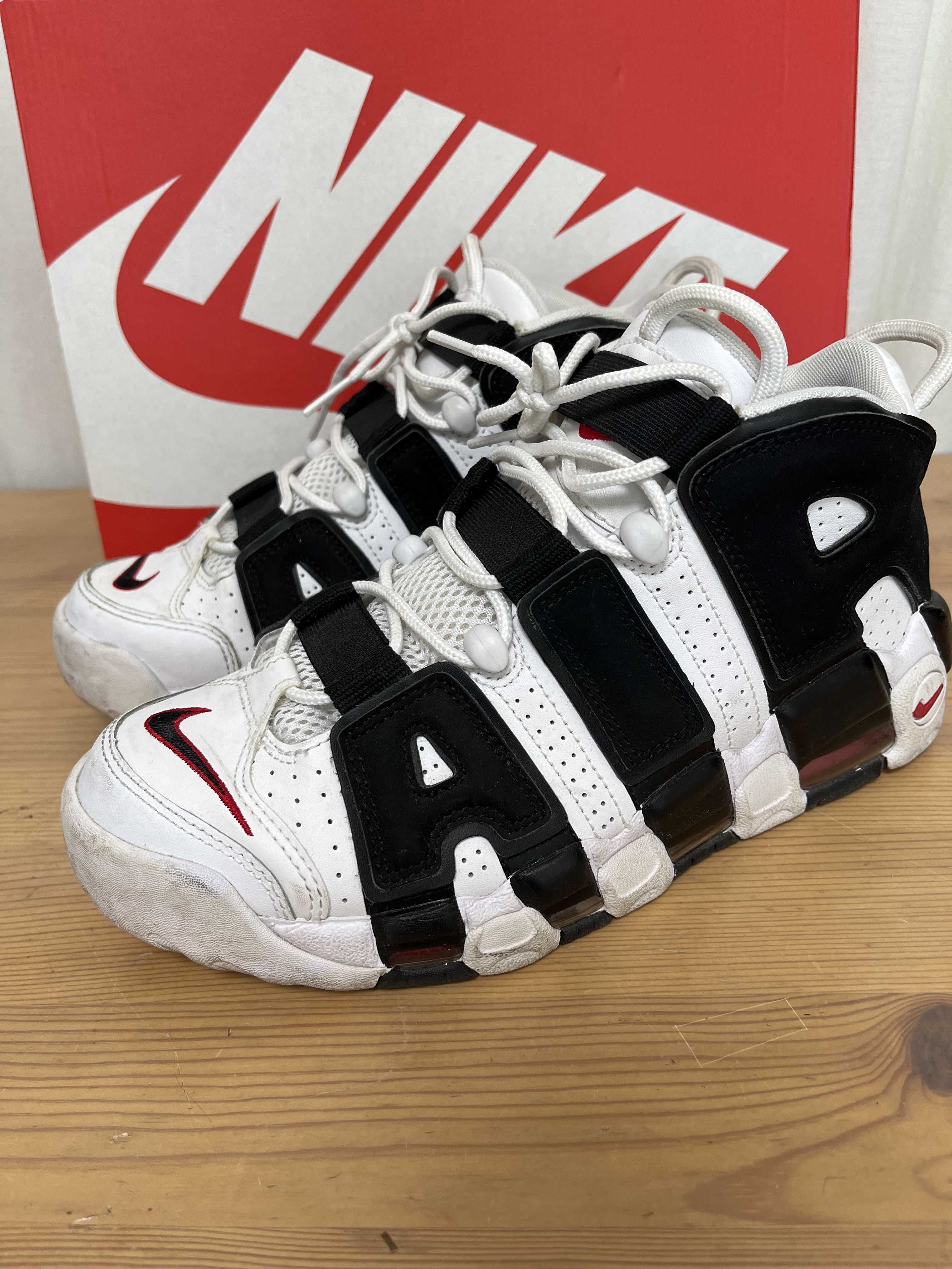 Nike Air More up Tempo "White/Black/University Red"(~2018)