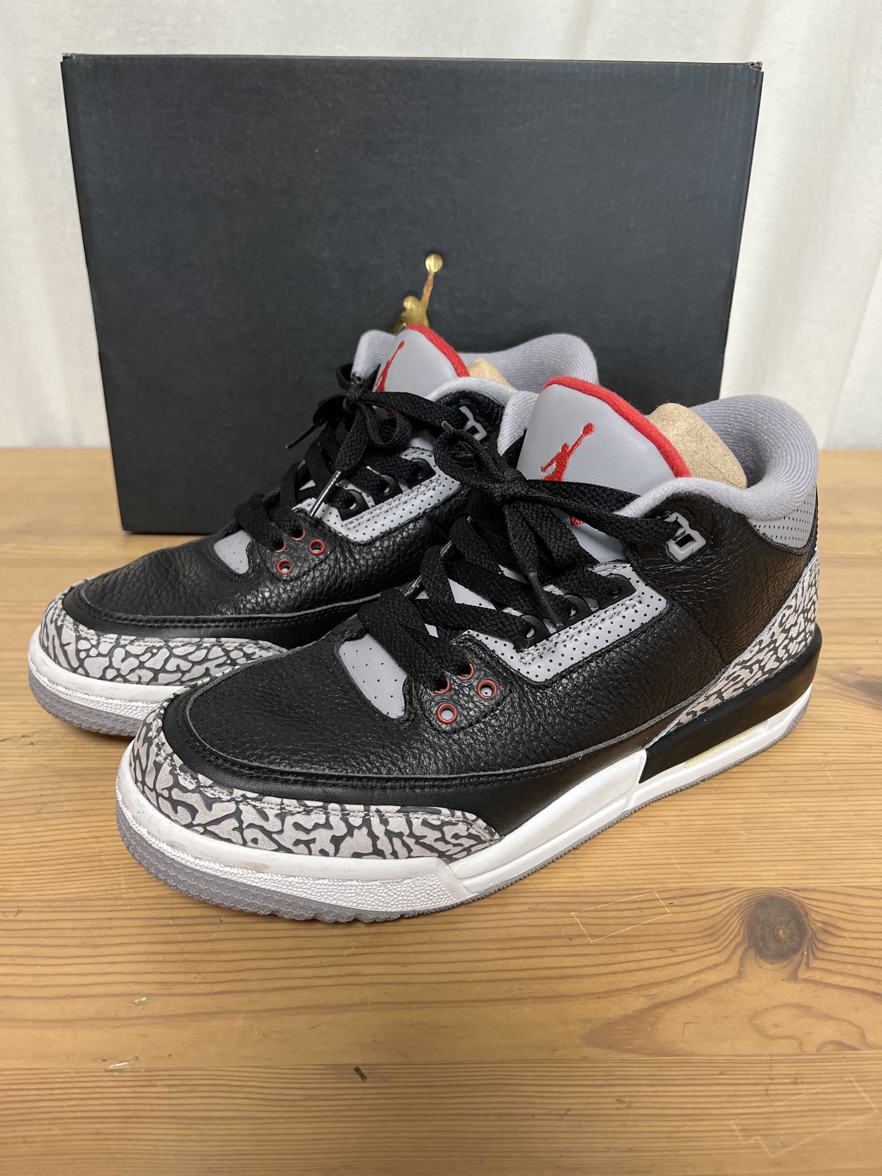 Nike GS Air Jordan 3 Retro "Black Cement "(2018)