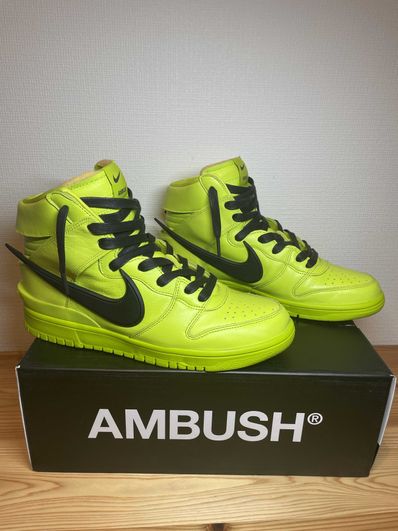 AMBUSH × NIKE DUNK HIGH "FLASH LIME"