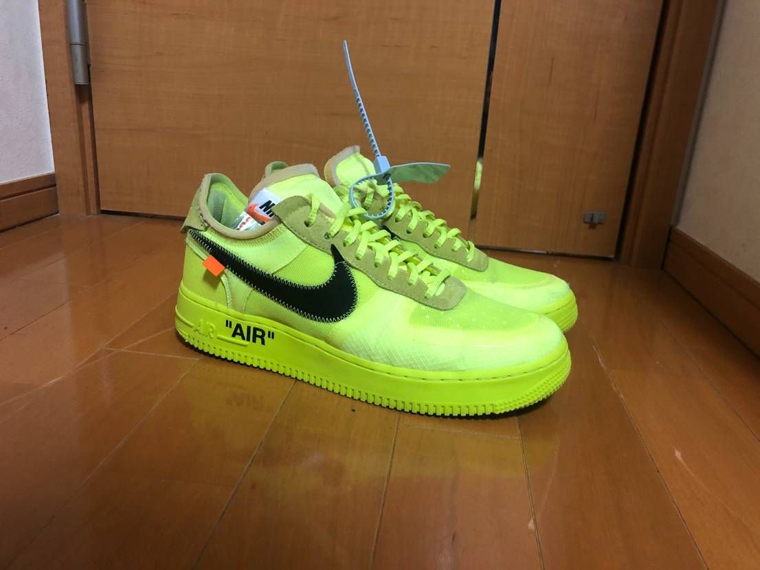 Off-White × Nike Air Force 1 Low "Volt"