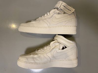 COMME des GARCONS × Nike Air Force 1 Mid "White"