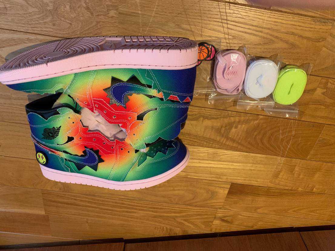 J Balvin × Nike Air Jordan 1 High OG "Rainbow"