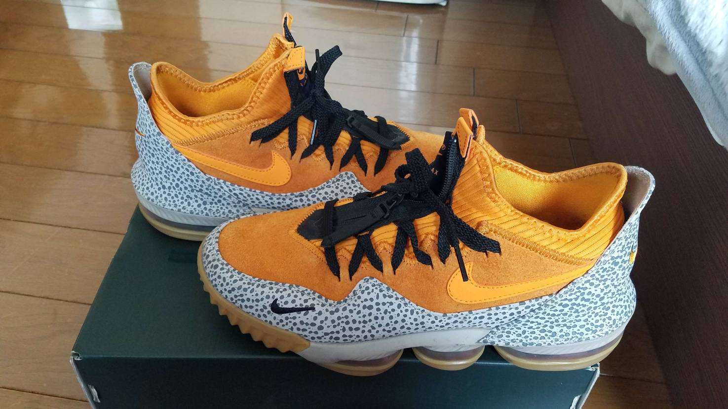 atmos × Nike LeBron 16 Low "Safari" (CD9471-800/CI3358-800)