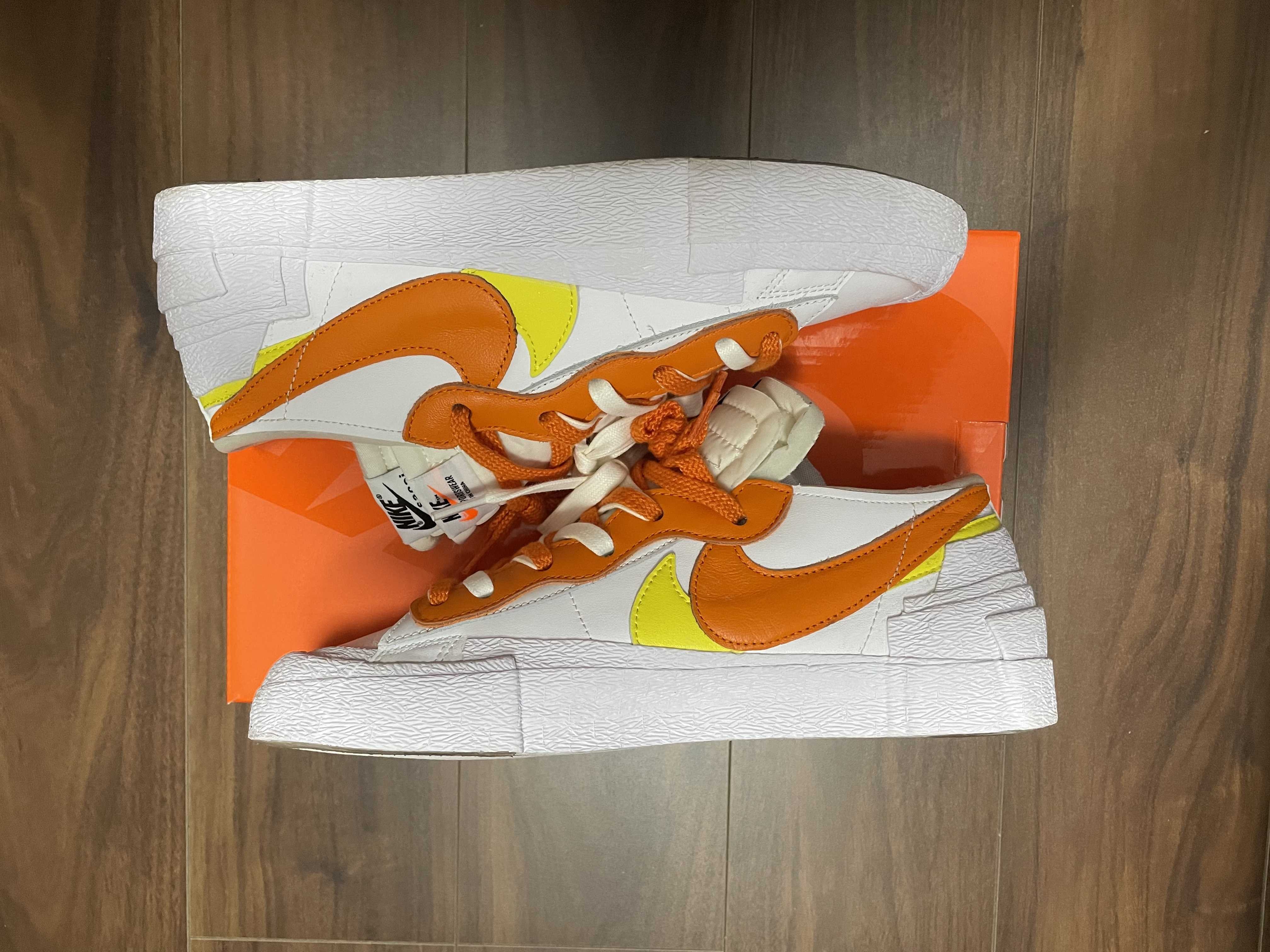 SACAI × NIKE BLAZER LOW "MAGMA ORANGE"