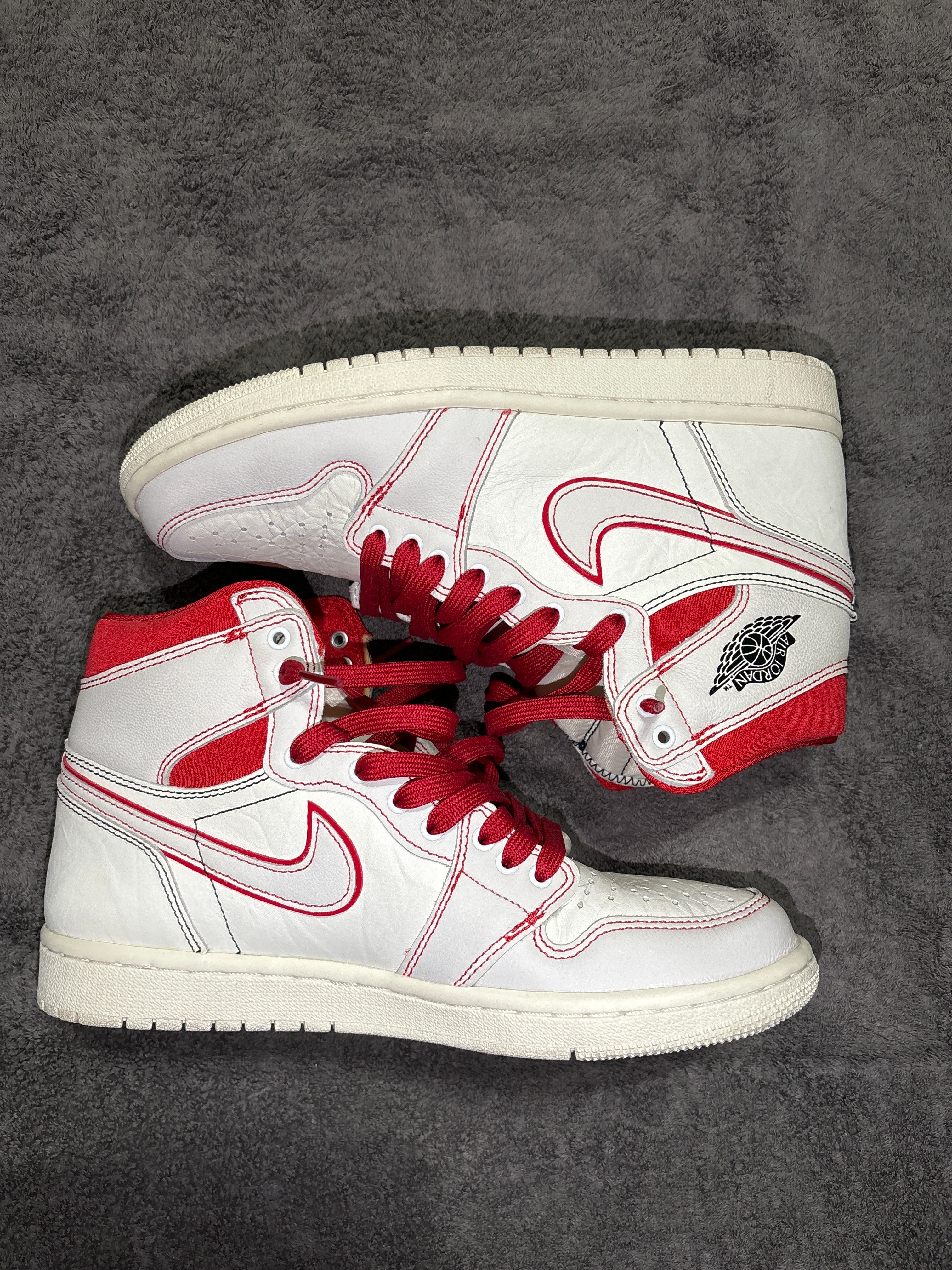 Nike Air Jordan 1 Retro High OG "Sail/University Red"     