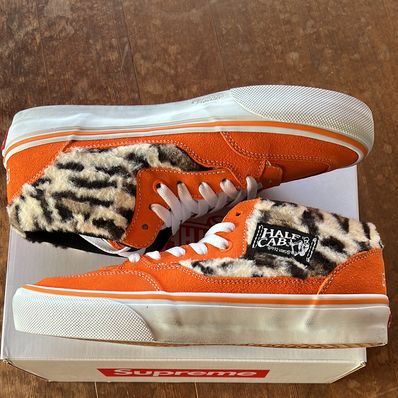 Supreme × Vans Leopard Half Cab "Orange"