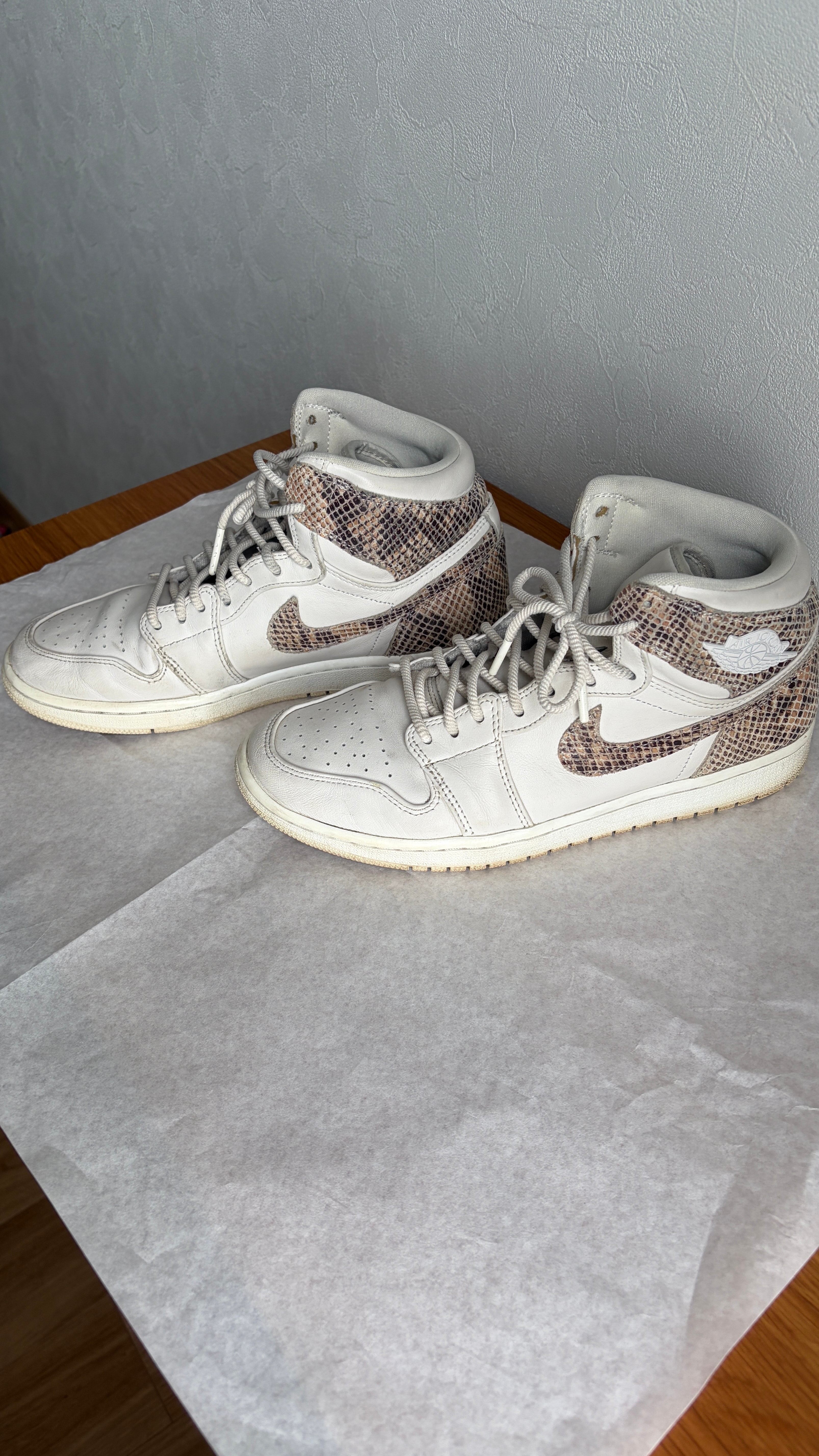 Nike Women's Air Jordan 1 Retro High "White Snake"