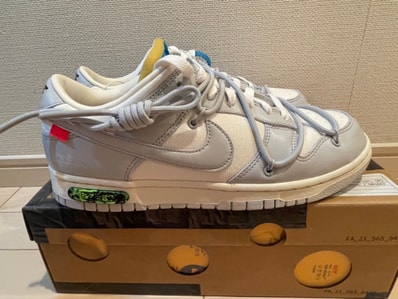 Off-White × Nike Dunk Low "Sail/Neutral Gray"