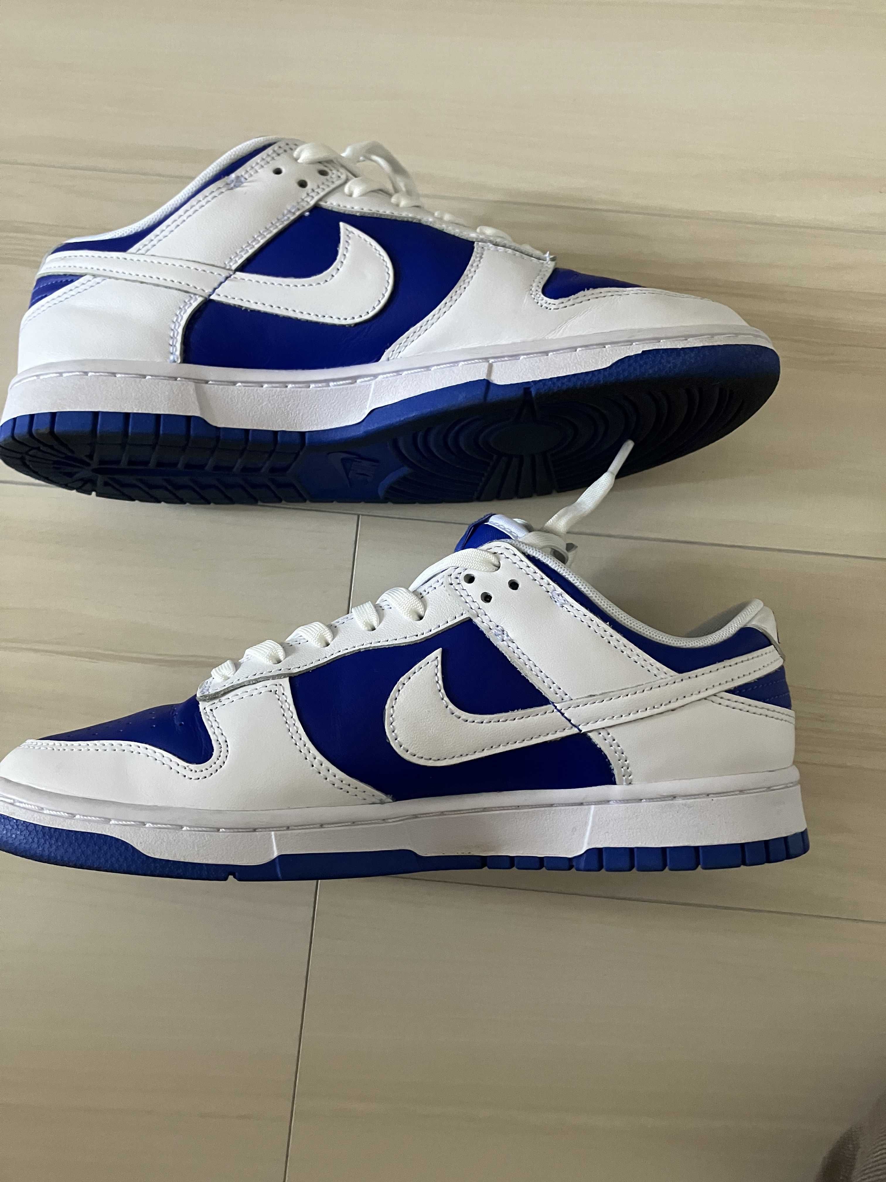Nike Dunk Low Retro "Racer Blue and White"