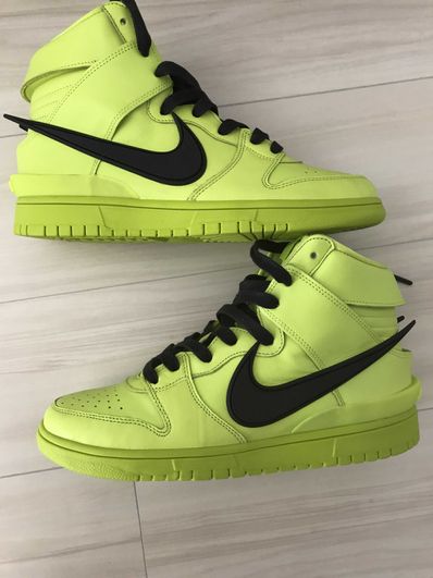 AMBUSH × NIKE DUNK HIGH "FLASH LIME"