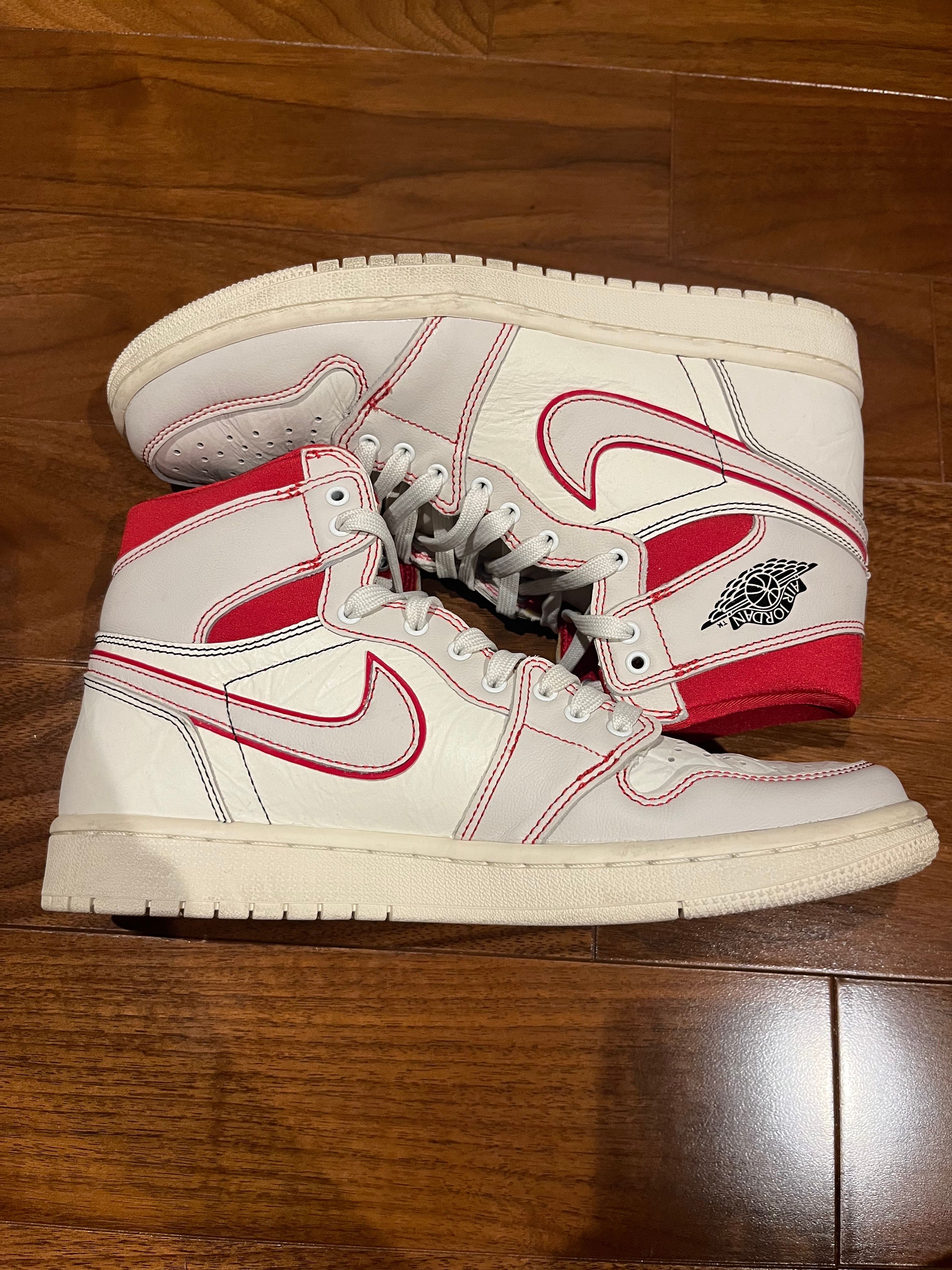 Nike Air Jordan 1 Retro High OG "Sail/University Red"     