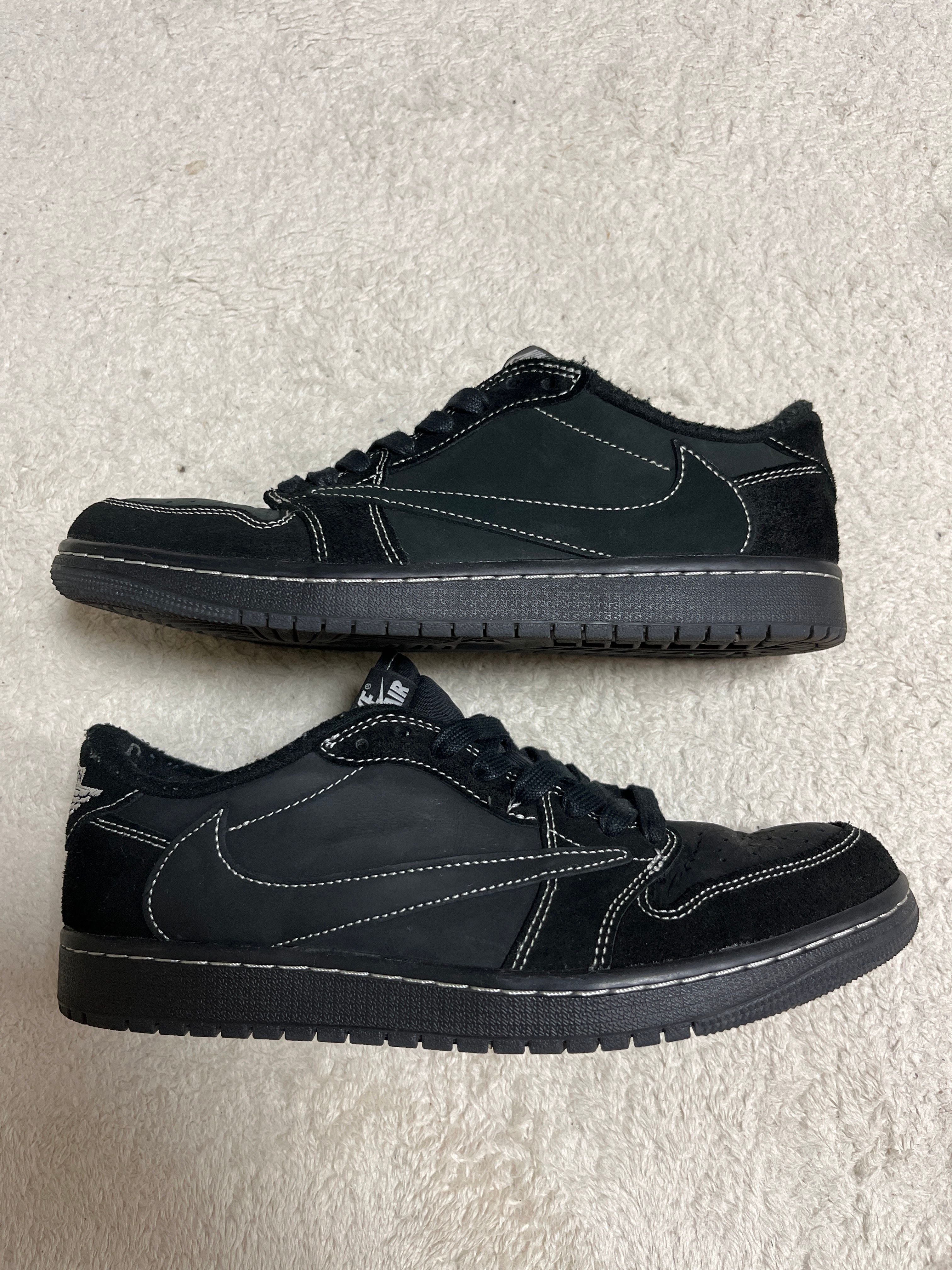 Travis Scott × Nike Air Jordan 1 Low OG SP "Black Phantom"