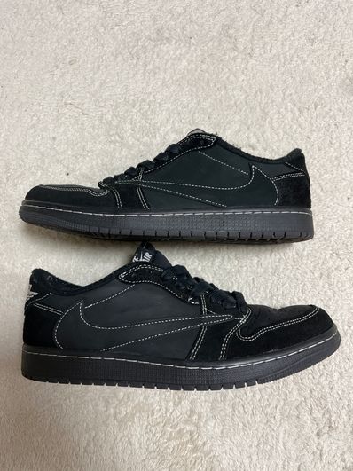 Travis Scott × Nike Air Jordan 1 Low OG SP "Black Phantom"
