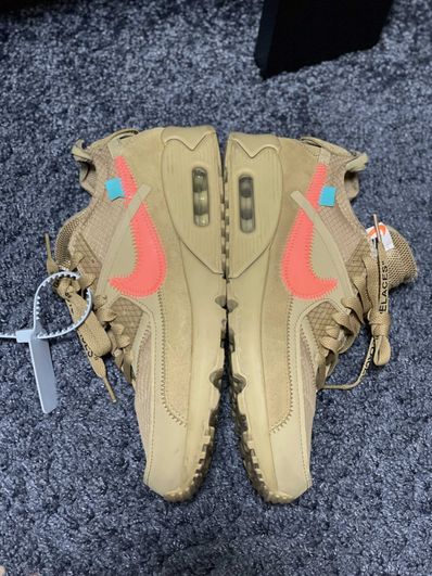 Off-White × Nike Air Max 90 "Desert Ore"