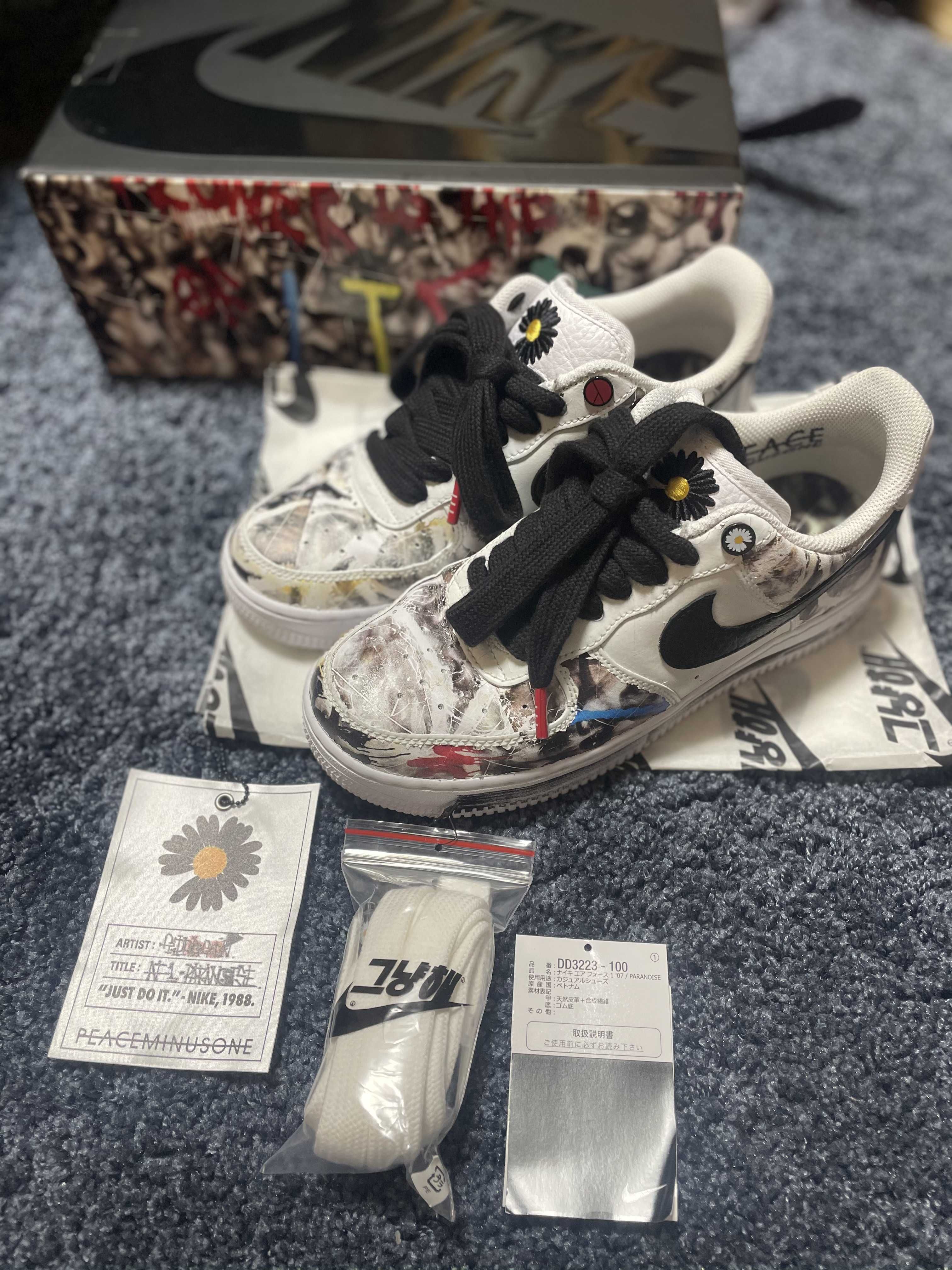 PEACEMINUSONE × Nike Air Force 1 Low "Para-noise/White/Black" / G-DRAGON